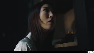 Japanese Hentai Horror - Asian Girl Trapped in Haunted Manor Box Like Real Life Anime Scene