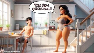 I found my Stepsister's panties I can smell her pussy - Ai generated 3D Animation