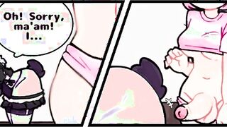 Sexy femboy maid FUCKED HARD by a futa bunny! (@berryguild @harulunavo)