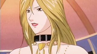 Masturbating anime babe orgasms hard