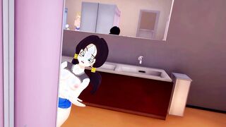 Gohan almost caught fucking Andoide 21 & also fuck milk - DragonBall Zex 3 - Full movie on Patreon