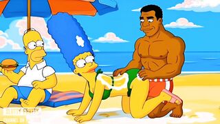 Beach Bitch. Married Slut Gets Fucked On The Beach. Best Cartoon Parody