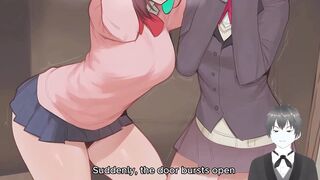 Seiko Fucks Okarun and Shares Him with Momo and Aira - Dandadan Hentai Threesome