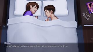 Debbie New Bath and Bed Scenes - Summertime Saga New Version Cookie jar Sex Animation Ep 10