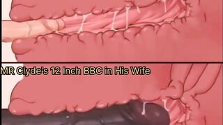 Mr Clyde's 12 Inch BBC Vs Cuckold Husbands Cock