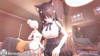 Growth treats (Giantess growth animation)