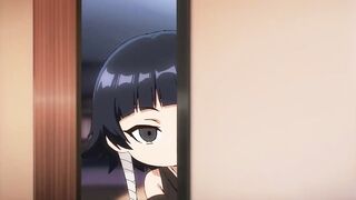 The horny Yushi loses control in front of the door