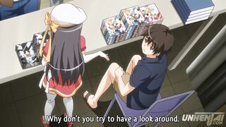Finger Fucking her Sneakily in Public - Hentai [Subtitled]
